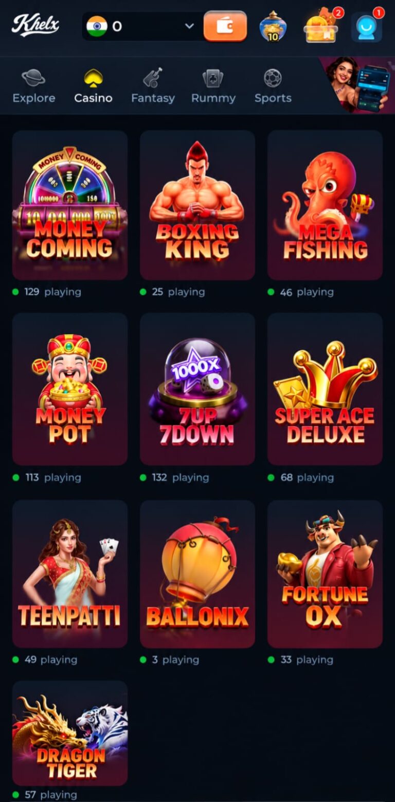 KHELX GAME LOGIN